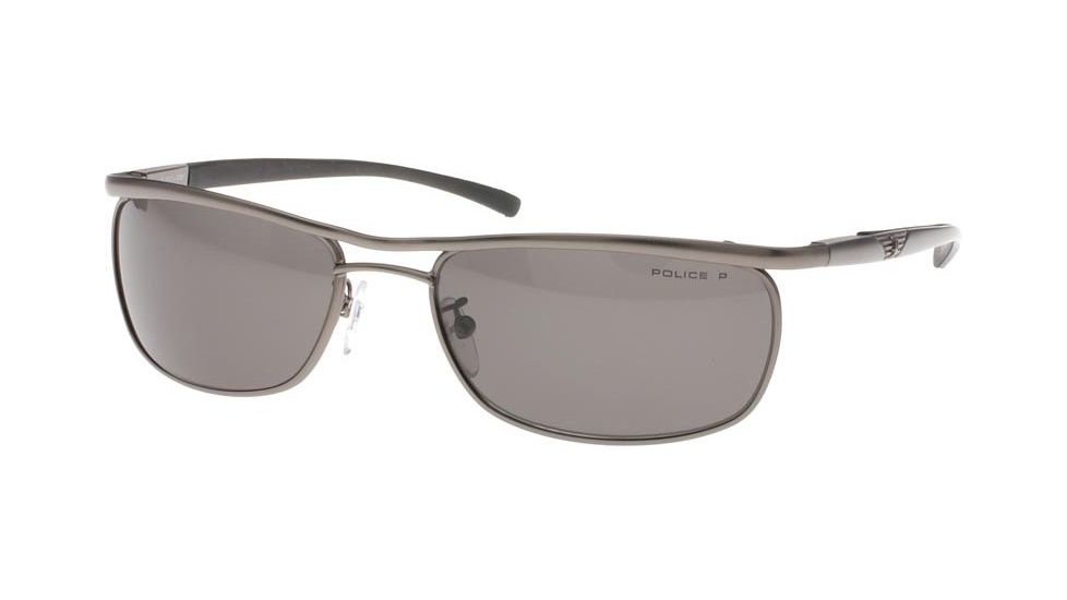 Police 8307 Sunglasses with Gunmetal Frame/Grey Polarized Lens 627