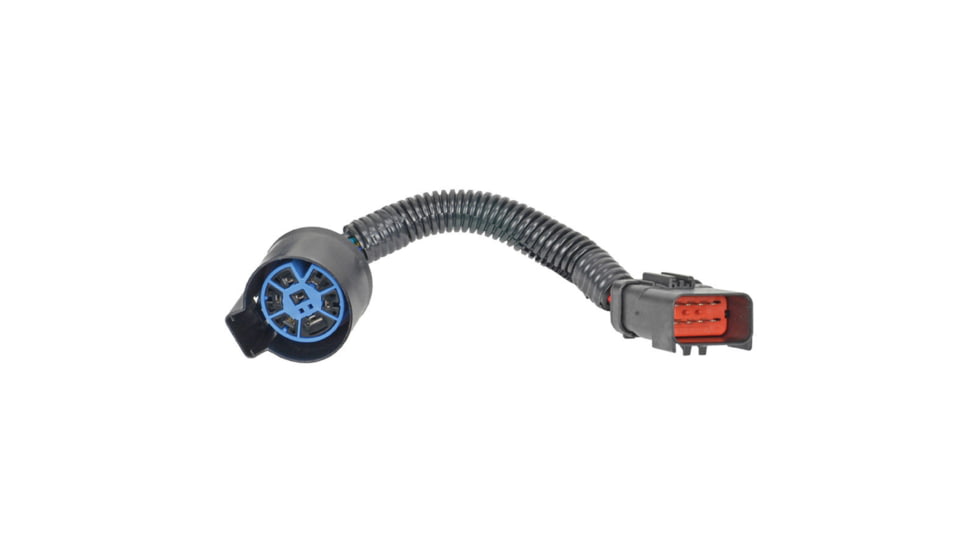 Pollak 7 Way Rectangular To 7 Way Round Harness Adapter, 11-933P