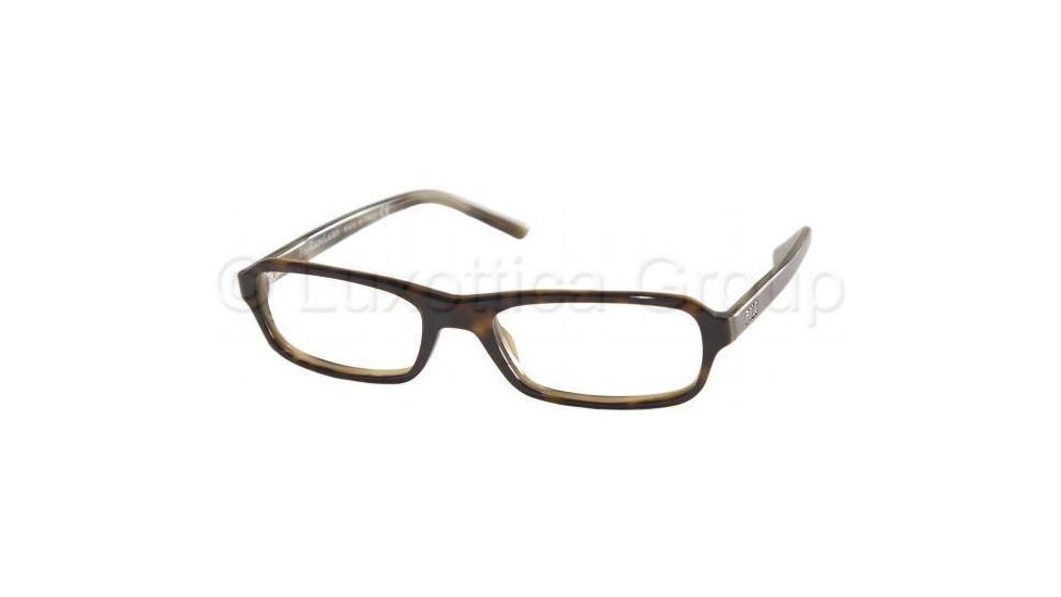 Polo Eyeglasses PH2004 with No-Line Progressive Rx Prescription Lenses 5026-5117 - Top Havana/Green Horn 