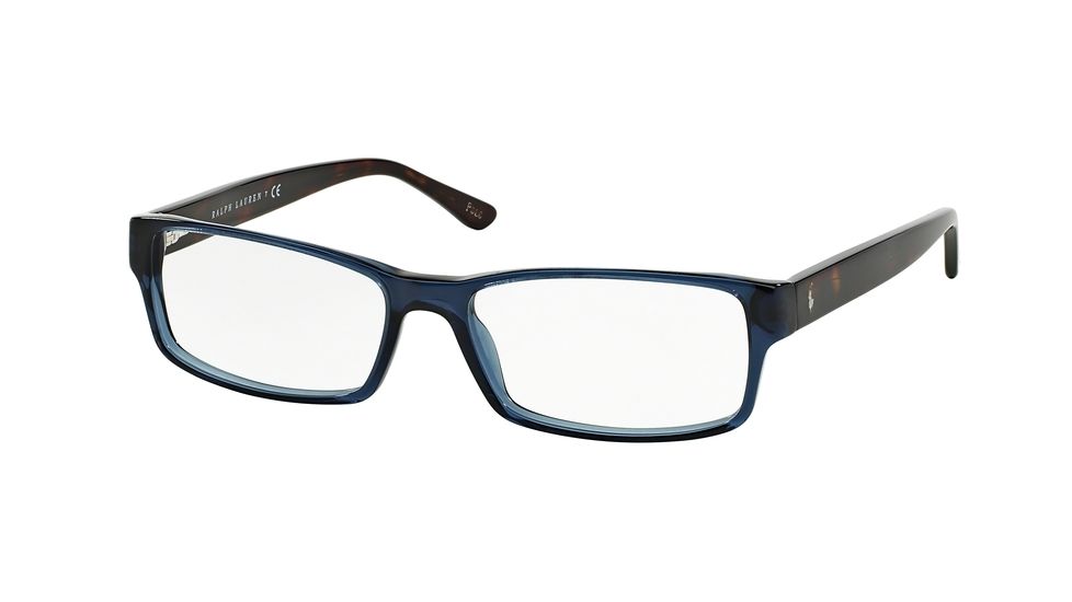 Polo Eyeglass Frames PH2065 5276-58 - Blue / Transparent Frame