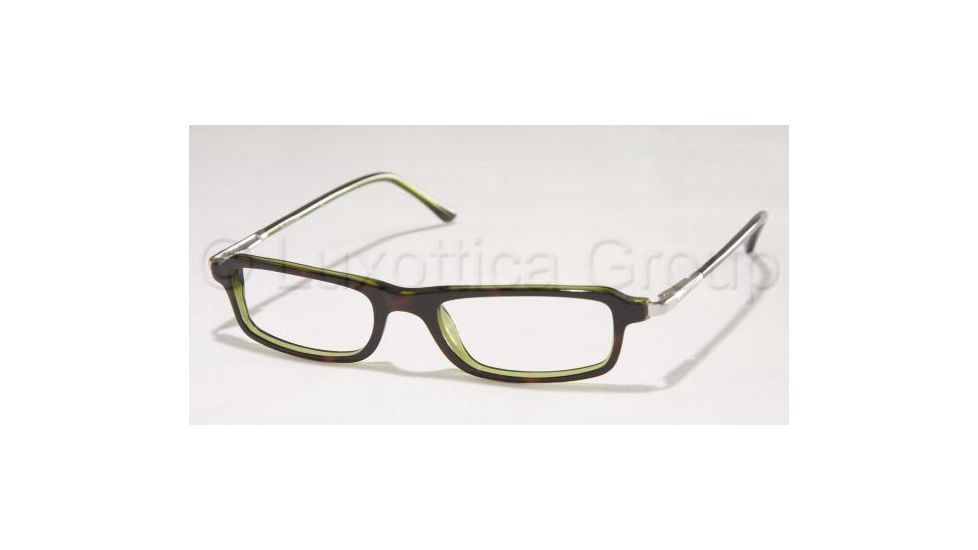 Polo Eyeglasses PH2001 with No-Line Progressive Rx Prescription Lenses 5016-4717 - Top Havana/Green 