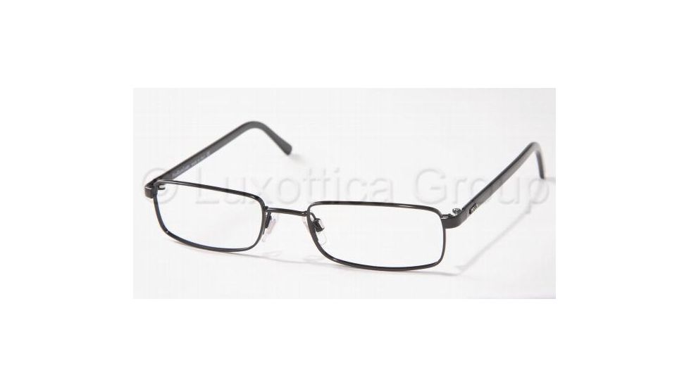 Polo PH 1012 Eyeglasses w/ Shiny Black Frame w/ Non-Rx 50 mm Diameter Lenses, 9003-5018