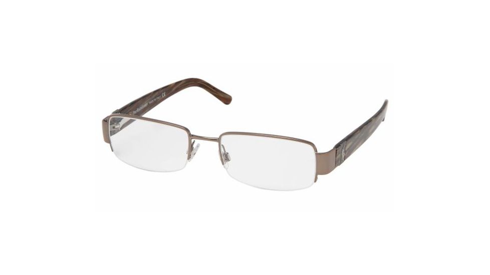 Polo PH1037 SV Prescription Eyeglasses 9015 Brown Frame / 50 mm Prescription Lenses, 9015-5018, Select Frame Color / Lens Diameter 9015 Brown Frame / 50 mm Prescription Lenses