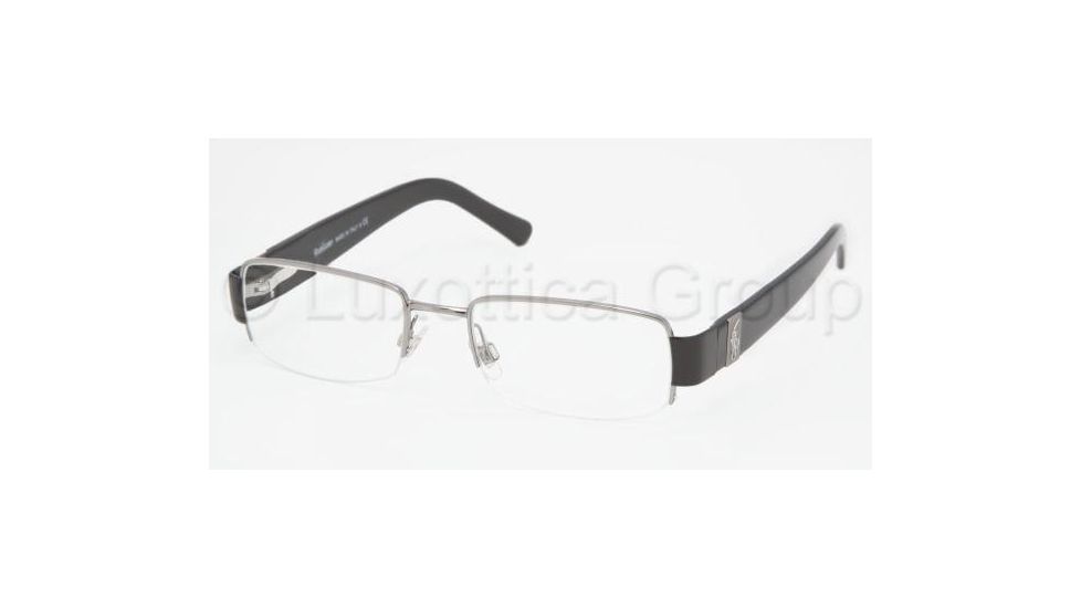 Polo PH1037 SV Prescription Eyeglasses Gunmetal-Black Frame / 50 mm Prescription Lenses, 9105-5018, Select Frame Color / Lens Diameter Gunmetal-Black Frame / 50 mm Prescription Lenses