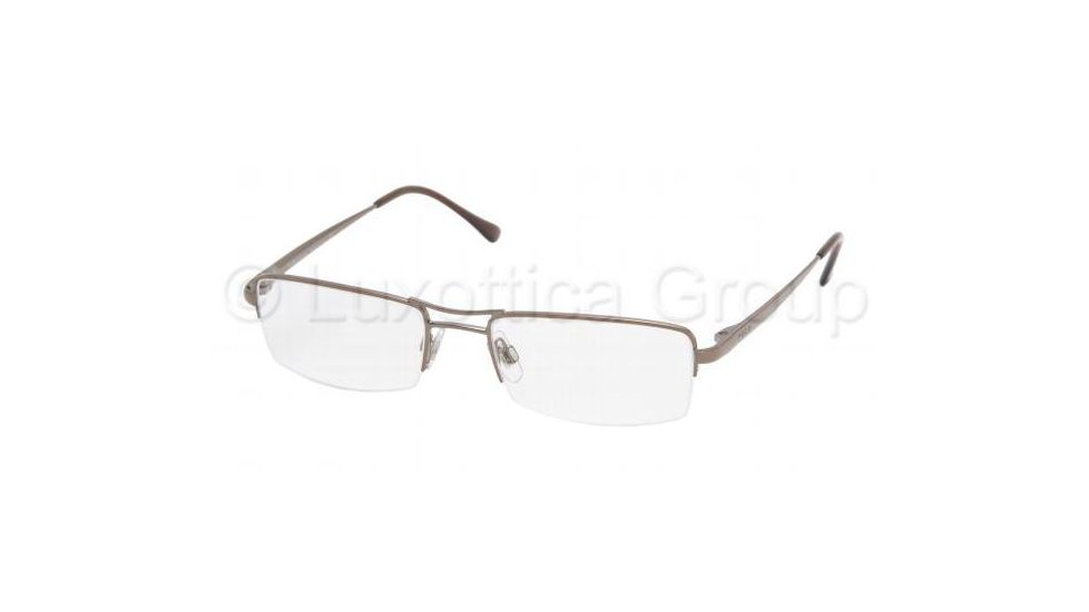 Polo PH 1049 Eyeglasses Styles, 9015 Brown Frame w/Non-Rx 52 mm Diameter Lenses, 9015-5218