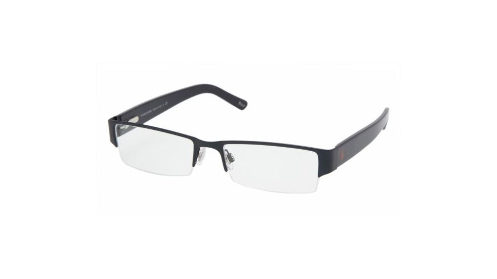 Polo PH 1067 Eyeglasses Styles Matte Blue Frame w/Non-Rx 52 mm Diameter Lenses, 9119-5217