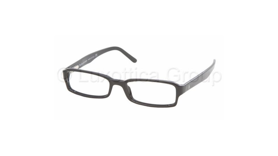 Polo PH2024 SV Prescription Eyeglasses - Shiny Black Demo Lens Frame / 50 mm Prescription Lenses, 5001-5016