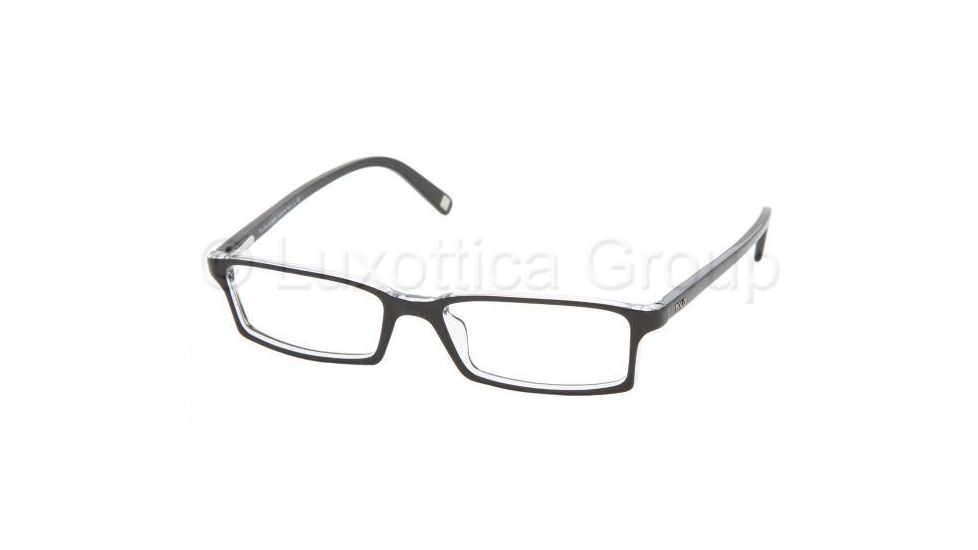 Polo PH2036 Progressive Eyeglasses, Top Black/Crystal Frame / 52 mm Prescription Lenses, 5011 5217