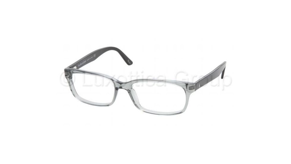 Polo PH 2038 Eyeglasses Styles Gray Transparent Frame w/Non-Rx 54 mm Diameter Lenses, 5205-5416, Polo Sport PH 2038 Eyeglasses Styles Gray Transparent Frame w/Non-Rx 54 mm Diameter Lenses