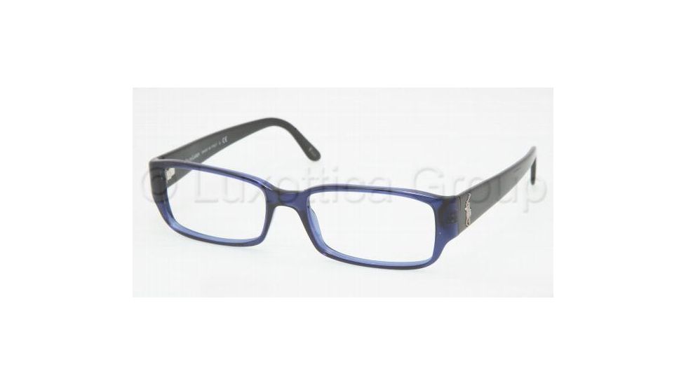 Polo PH2044 SV Prescription Eyeglasses, Dark Blue Transparent Frame / 54 mm Prescription Lenses, 5033 5417