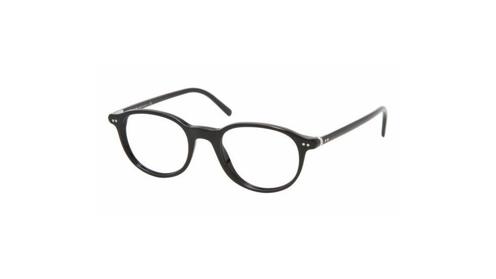 Polo PH 2047 Eyeglasses Styles -  Shiny Black Frame w/Non-Rx 48 mm Diameter Lenses, 5001-4820