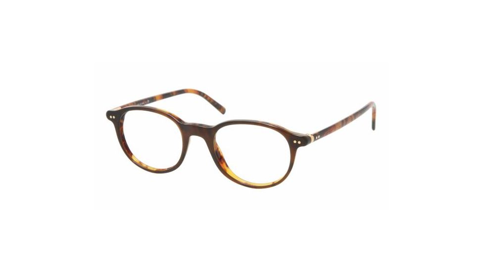 Polo PH 2047 Eyeglasses Styles -  Top Brown/Yellow Havana Frame w/Non-Rx 48 mm Diameter Lenses, 5035-4820