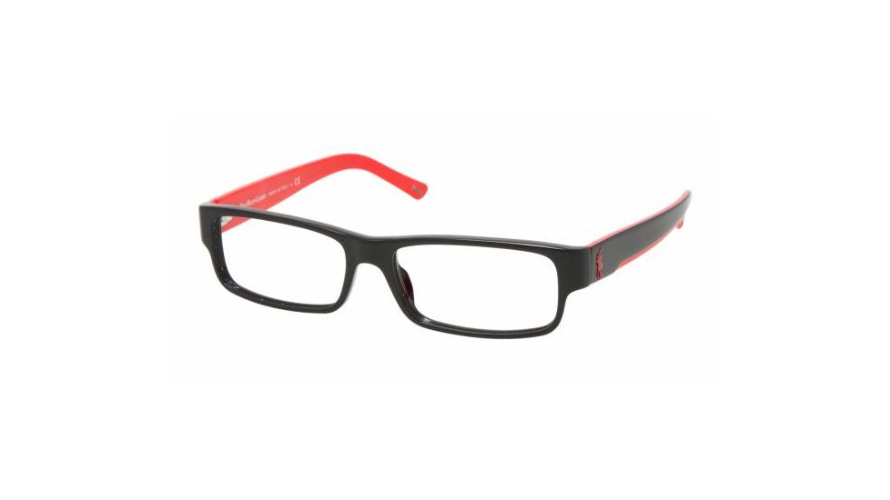 Polo PH2058 SV Prescription Eyeglasses 5245 Black Frame / 52 mm Prescription Lenses, 5245-5215