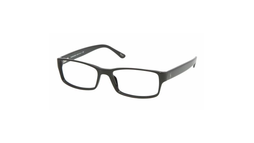 Polo PH 2065 Eyeglasses Styles -  Shiny Black Frame w/Non-Rx 56 mm Diameter Lenses, 5001-5616