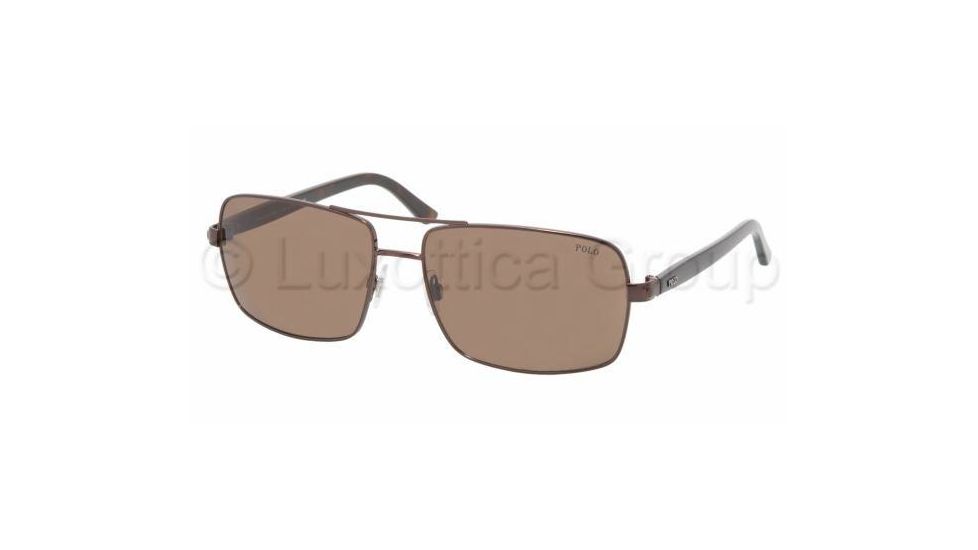 Polo PH 3040 Sunglasses, Matte Brown Frame / Brown Lenses, 901373 6116