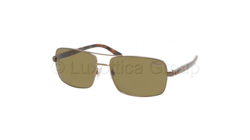 Polo PH 3040 Sunglasses, Old Gold Frame / Brown Lenses, 906773 6116