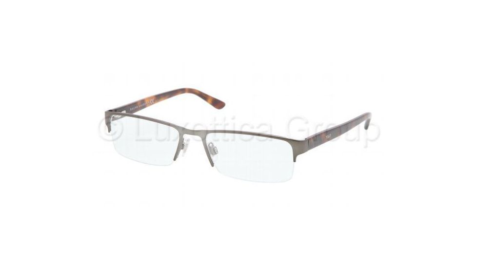 Polo PH1123 Eyeglass Frames 9217-5417 - Brushed Gunmetal Frame, Demo Lens Lenses