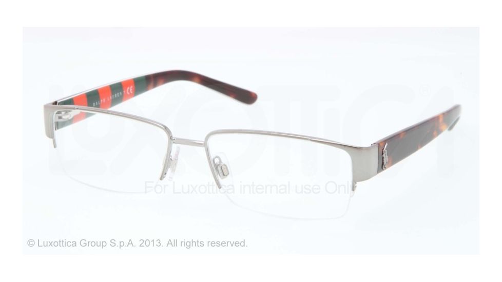 Polo PH1140 Eyeglass Frames 9261-53 - Shiny Gunmetal Frame