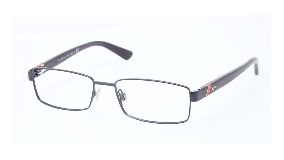 Polo PH1144 Progressive Prescription Eyeglasses 9264-52 - Semi Shiny Dark Blue Frame