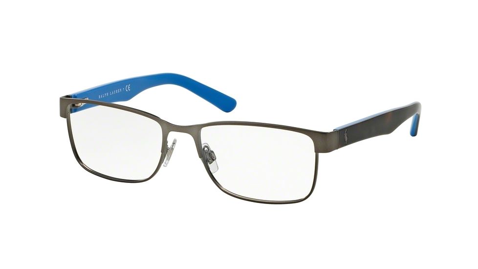 Polo PH1157 Single Vision Prescription Eyeglasses 9050-53 - Mat Gunmetal Frame