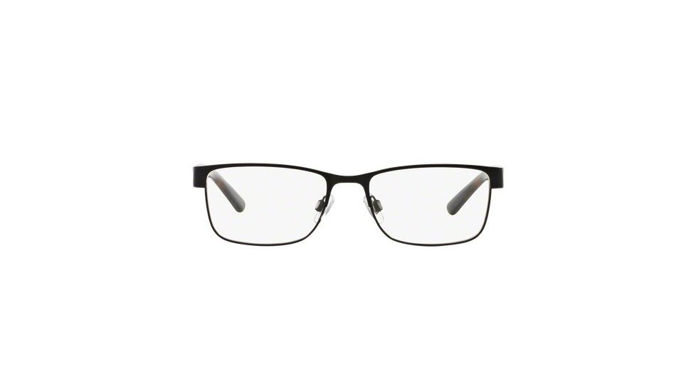 Polo PH1157 Single Vision Prescription Eyeglasses, 57mm, Matte Black, PH1157-9038-57-SV