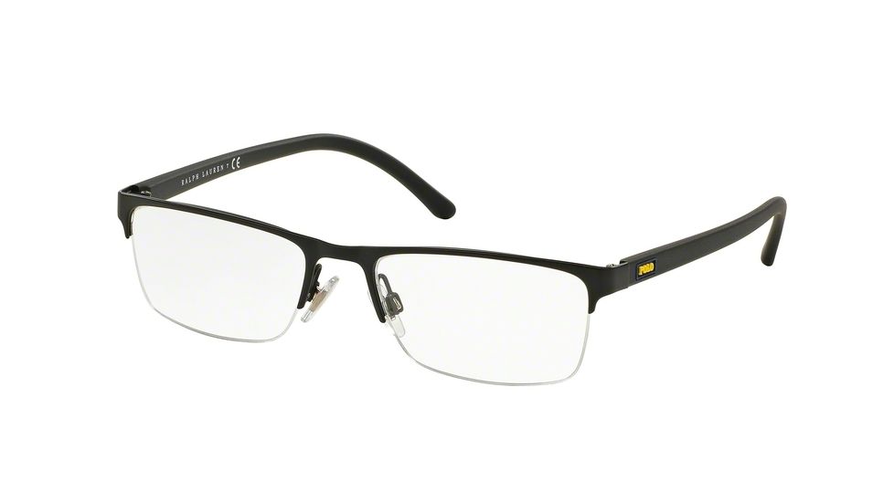 Polo PH1161 Eyeglass Frames 9038-53 - Matte Black Frame
