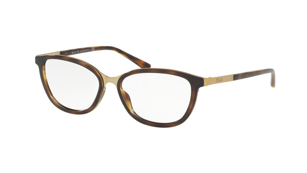 Polo PH1166 Single Vision Prescription Eyeglasses 9312-53 - Matte Pale Gold Frame