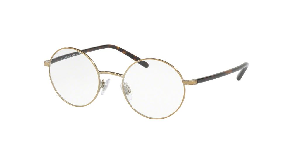 Polo PH1169 Eyeglass Frames 9116-48 - Shiny Pale Gold Frame