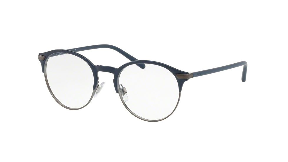 Polo PH1170 Single Vision Prescription Eyeglasses 9305-49 - Matte Blue Frame