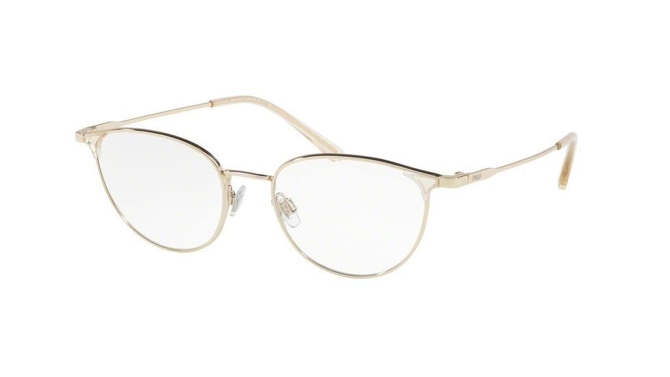 Polo PH1174 Bifocal Prescription Eyeglasses 9116-51 - Shiny Pale Gold Frame