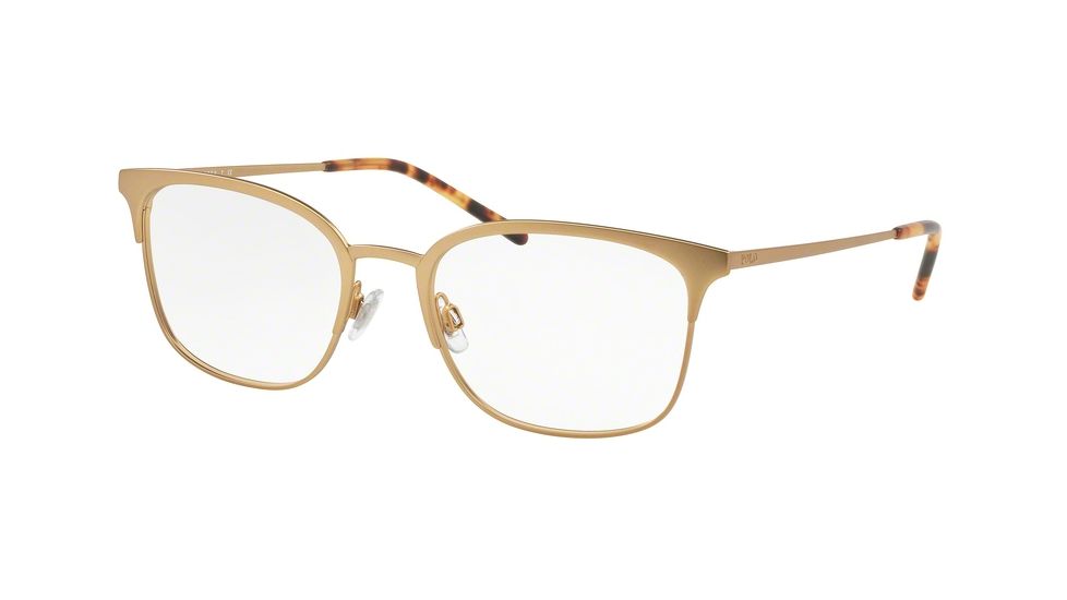 Polo PH1177 Bifocal Prescription Eyeglasses 9324-54 - Demi Shiny Bronze Frame