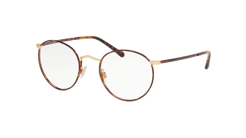 Polo PH1179 Progressive Prescription Eyeglasses, 48mm, Gold/Havana Rims, PH1179-9384-48-PRO