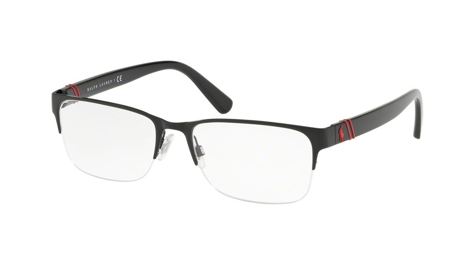 Polo PH1181 Prescription Eyeglasses, 54mm, Shiny Black, PH1181-9003-54-SV