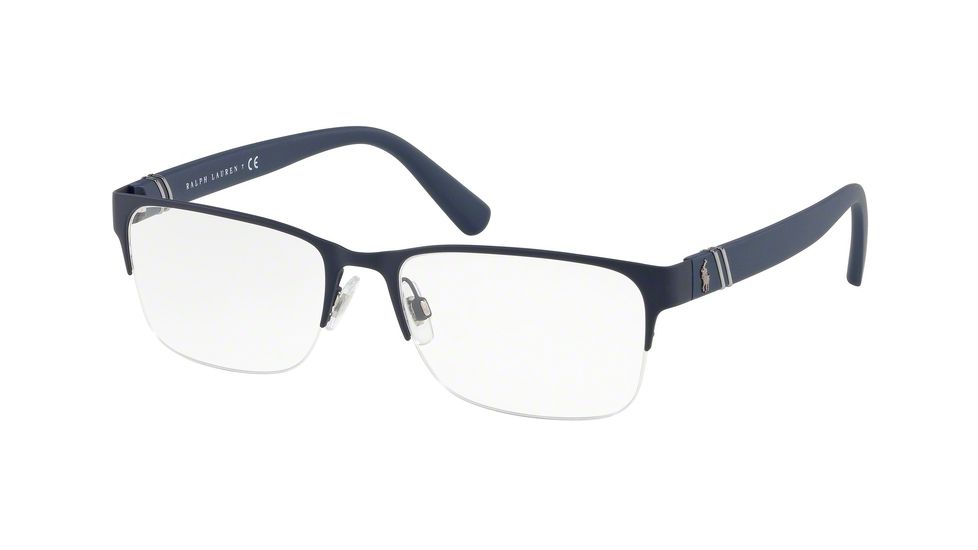 Polo PH1181 Prescription Eyeglasses, 54mm, Matte Navy Blue, PH1181-9303-54-SV