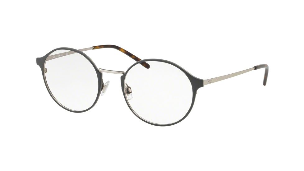 Polo PH1182 Eyeglass Frames 9339-49 - Matte Gunmetal On Mat Silver Frame