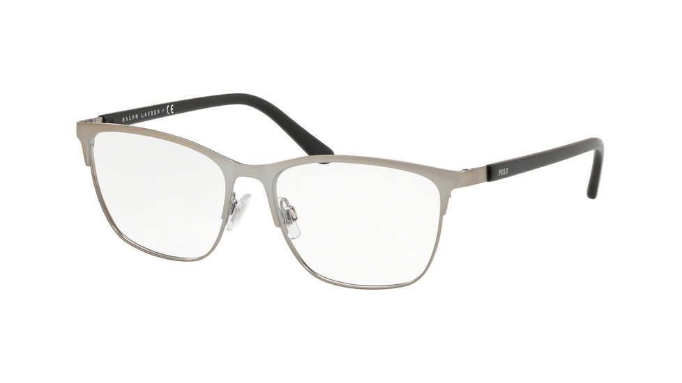 Polo PH1184 Prescription Eyeglasses, 53mm, Semishiny Gunmetal, PH1184-9330-53-SV