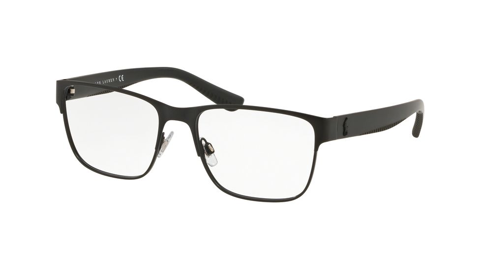 Polo PH1186 Eyeglass Frames 9038-54 - Matte Black Frame