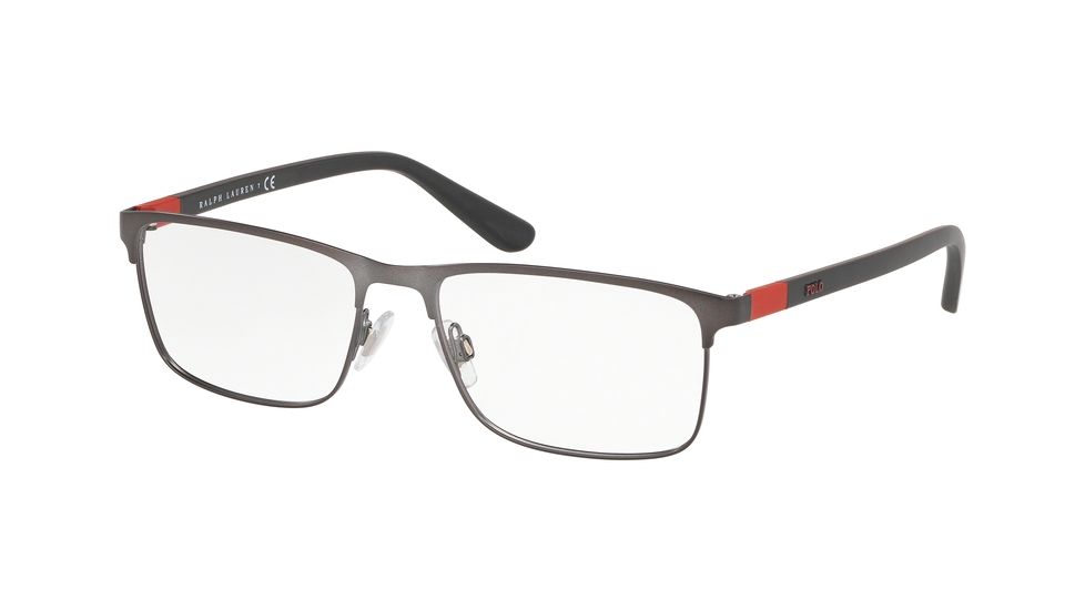 Polo PH1190 Eyeglass Frames 9157-54 - Matte Dark Gunmetal