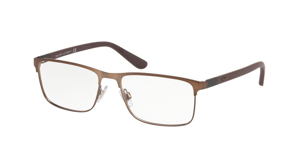 Polo PH1190 Eyeglass Frames 9272-54 - Semishiny Brown