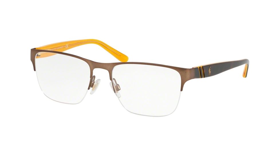 Polo PH1191 Eyeglass Frames 9272-53 - Semishiny Brown