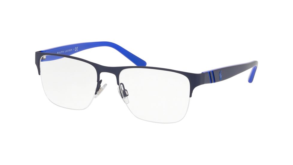 Polo PH1191 Eyeglass Frames 9303-53 - Matte Navy Blue