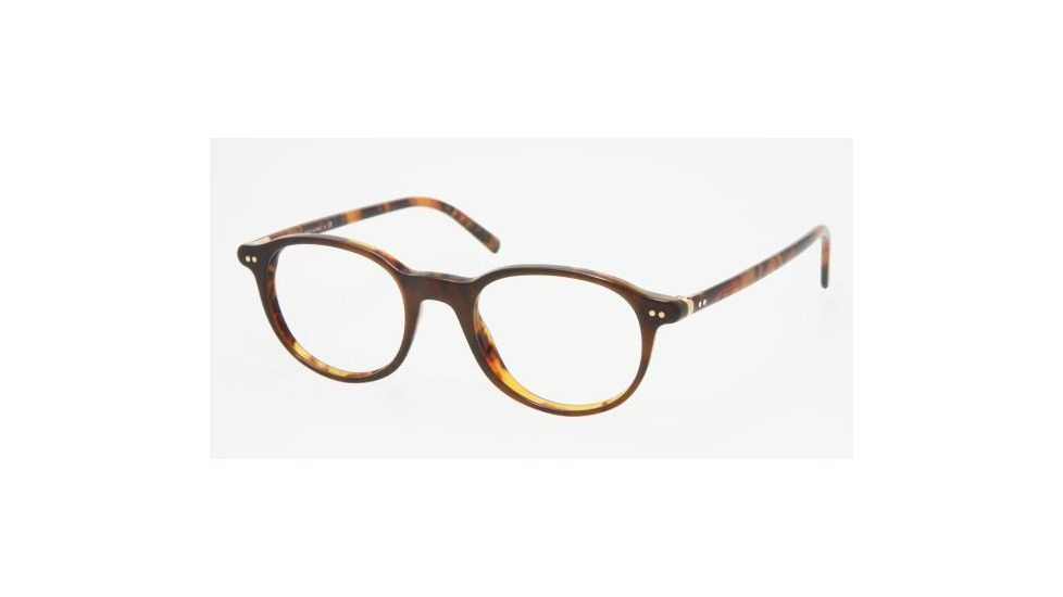 Polo PH 2047 Eyeglasses Styles - Top Brown/Yellow Havana Frame 