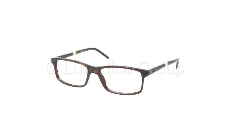 Polo PH2074 Single Vision Prescription Eyewear 5003-5216 - Dark Havana 