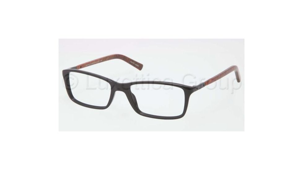 Polo PH2101 Single Vision Prescription Eyeglasses 5001-5317 - Shiny Black Frame