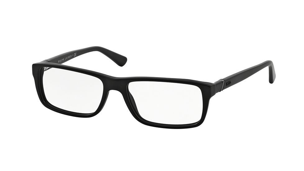 Polo PH2104 Progressive Prescription Eyeglasses 5284-52 - Matte Black Frame, Demo Lens Lenses
