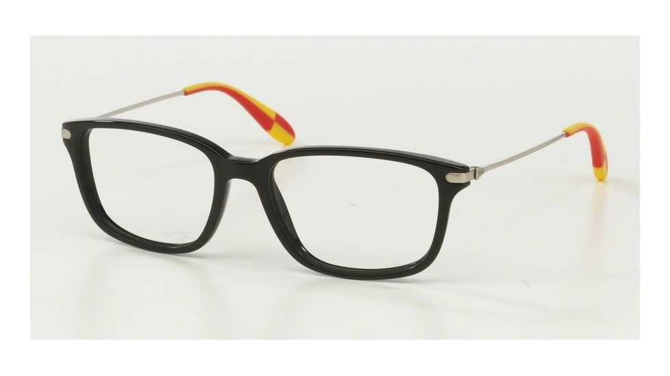 Polo PH2105 Eyeglass Frames 5001-51 - Black Frame, Demo Lens Lenses