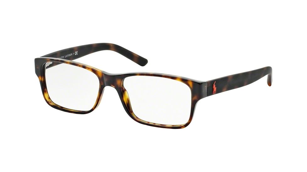Polo PH2117 Eyeglass Frames 5003-54 - Dark Havana Frame