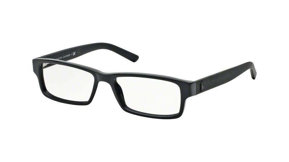 Polo PH2119 Eyeglass Frames 5001-55 - Shiny Black Frame