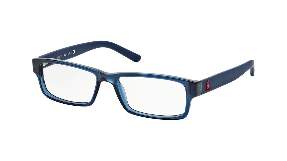 Polo PH2119 Eyeglass Frames 5470-53 - Shiny Navy Blue Frame