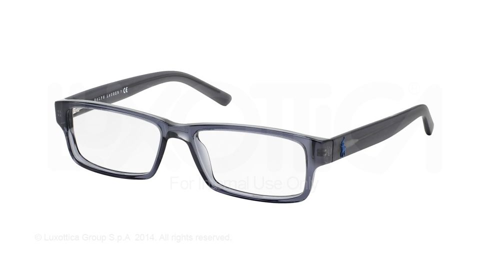 Polo PH2119 Eyeglass Frames 5488-53 - Shiny Crystal Grey Frame